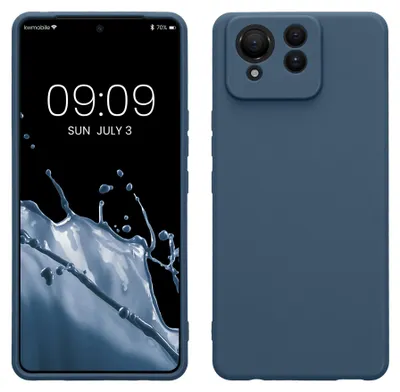 Produktbild von kwmobile Handyhülle für ASUS Zenfone 11 Ultra Hülle - weiches Handy Silikon Case - Schutzhülle Cover - Marineblau