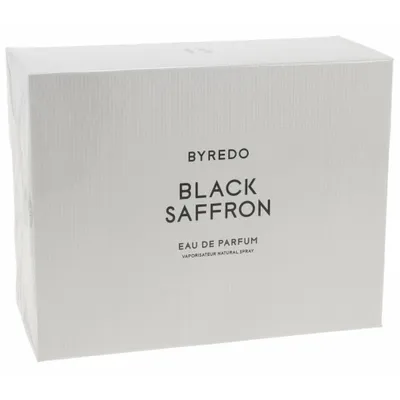 Obrázek produktu pro Byredo Black Saffron, 100 ml, Pomelo, Bobule, Jalovec, Šafrán, Růže, Fialka, Raspberry, Vetiver, Sprej