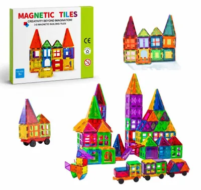 Obrázok produktu pre Magnetická stavebnica 100ks – Magnetic Tiles II