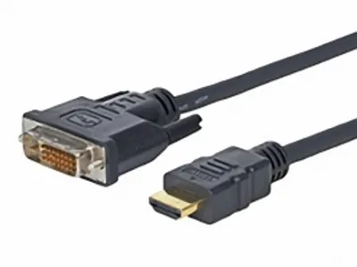 Produktbild von Vivolink PROHDMIDVI1, 1 m, HDMI Typ A (Standard), DVI-D, Stecker, Stecker, Gerade