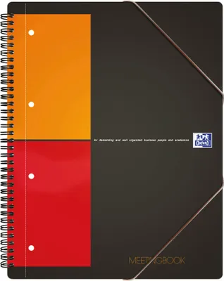 Produktbild von OXFORD Collegeblock Meetingbook kariert DIN A4 Rand rundum, 1 Block