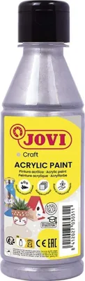 Zdjęcie produktu dla Jovi 68037 Farba akrylowa Silver 250 ml 1 szt.