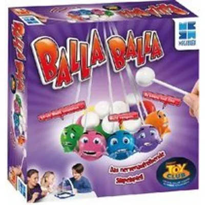 Produktbild von MEGABLEU | Balla Balla | Spiel SUPER TOY CLUB | Lustiges Geschicklichkeitsspiel | Kinderspiel und Gesellschaftsspiel | Sei vorsichtig, sonst fallen die Kugeln runter | Für 2 bis 4 Spieler ab 5 Jahren