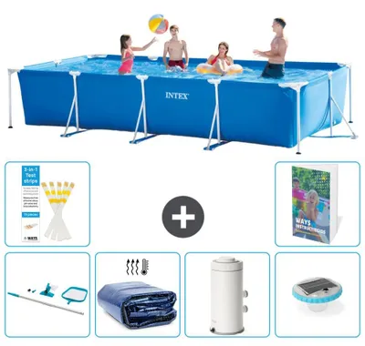 Obrázok produktu pre Obdĺžnikový bazén s rámom – 450 x 220 x 84 cm – 5-dielny, model S131