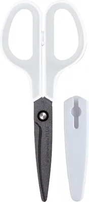 Immagine prodotto di PLUS JAPAN 35056 Forbici Fitcut Curve - 17,5 cm, bianco/grigio