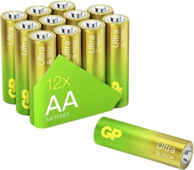 Productafbeelding van Alkaline batterijen GP Ultra AA (LR6), 12 stuks, B0222F