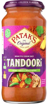 Produktbild von Patak's Tandoori Sauce 450g – Aromatische indische Marinade & Sauce
