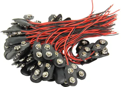 Produktbild von Batterieclip mit Druckknopfanschluss, 100 Stck.