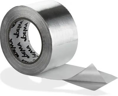 Kleber Klebeband Tape Heizungsrohr Aluklebeband Aluminium Aluband Band Isolierung X100mm Aluminiumband Aluminiumklebeband Rolle 100mm X100m 922344 80365 4031765803656