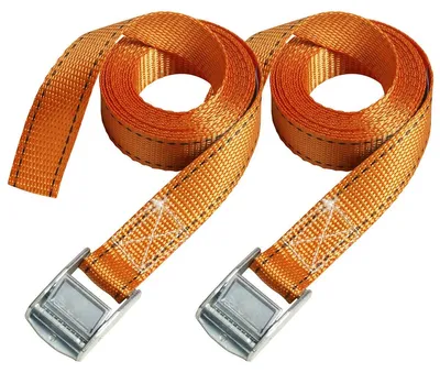 Zdjęcie produktu dla Master Lock 3210EURTAT, pas bezpieczeństwa FastLink z pierścieniem ze stali hartowanej, pomarańczowy, 2,5 metra
