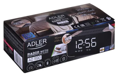 Obrázek produktu pro Adler AD 1190CR, Digitální budík, Černá, Měděná, 12/24 h, FM, 87,5 - 108 MHz, MP3