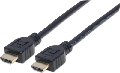Produktbild von MANHATTAN HDMI-Kabel 4k@60Hz CL3 zert. geschirmt 1m