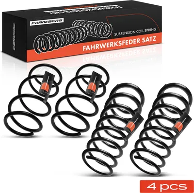 Produktbild von Frankberg 4x Fahrwerksfeder Vorne Hinten für BMW 5er E60 2001-2010