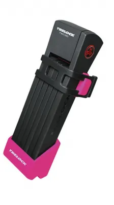 Obrázok produktu pre Skladací zámok Trelock TWO.GO s držiakom FS 200/75 w.hold.pink ZF200, kľúč