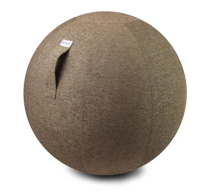 Produktbild von Vluv Stov Stoff-Sitzball Durchmesser 60-65 cm Macchiato / Hellbraun