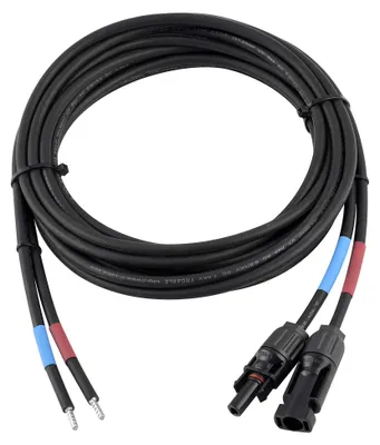 Obrázok produktu pre 6 mm² profesionálny kábel na pripojenie solárneho panelu k nabíjaciemu regulátoru, dĺžka 3 metre