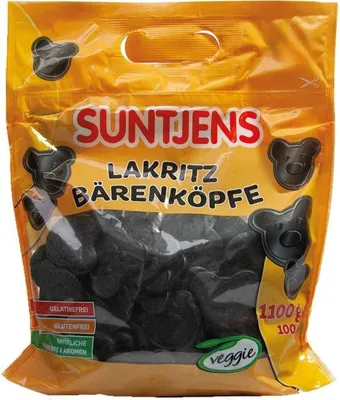 Produktbild von Suntjens Lakritz Bärenköpfe 100er
