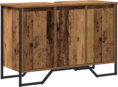 Zdjęcie produktu dla vidaXL Szafka pod umywalkę z drewna odzyskanego 91 x 35 x 60 cm materiał drewnopochodny