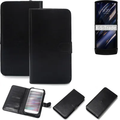 Produktbild von K-S-Trade Handyhülle Schutzhülle kompatibel mit Motorola Razr (2019) Handy Schutz Hülle Handyhülle Bumper schwarz 1x