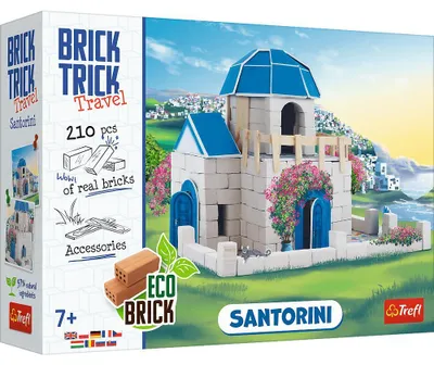 Image de Truc de briques Briques de voyage en céramique - Santorini Trefl