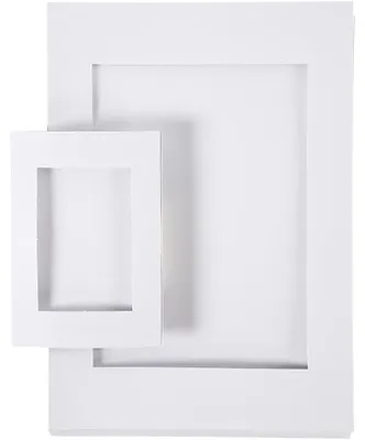 Image de Cadre passe-partout, A4+A6 , blanc, 120 assortis