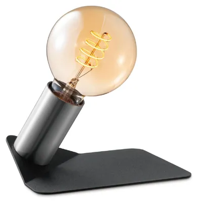 Produktbild von Home Sweet Home Moderne Tischlampe Boyd Chrom - 13/13/5cm - Bettlampe