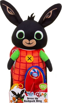 Obrázek produktu pro Bing a učení se oblékat - plyšový maskot s batohem 35 cm.