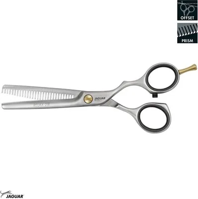 Image de Ciseaux de sculpteur Jaguar PreStyle Relax polis 5.5 pouces 14cm 28 dents
