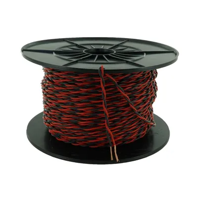 Produktbild von Verdrilltes Lautsprecherkabel 1,5 mm² Rot/Schwarz – OFC Kupfer