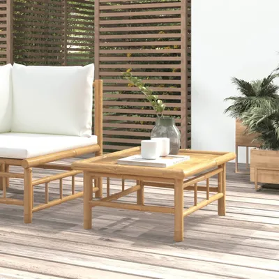Produktbild von The Living Store Gartentisch 65x55x30 cm Bambus