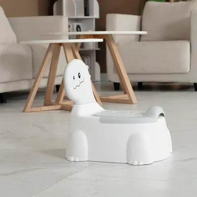 Produktbild von Famanu Kindertoilet mit Rückenlehne - Weiß