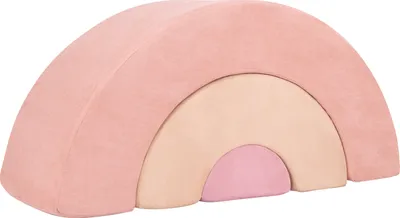 Produktbild von DREAMADE 3-teiliges Kletterblock-Set für Kinder, Regenbogenspielzeug aus Schaumstoff, Weiches Spielzeug für drinnen, Spielset für Aktivitäten, pink