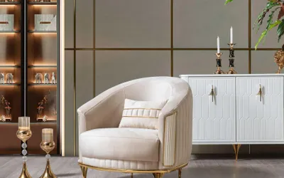 Immagine prodotto di Poltrona da salotto Moderna Club Relax Luxury con cuscini Nuova