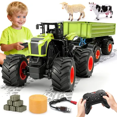 Zdjęcie produktu dla Traktor RC zdalnie sterowany - Pilot - Zabawka dla dzieci