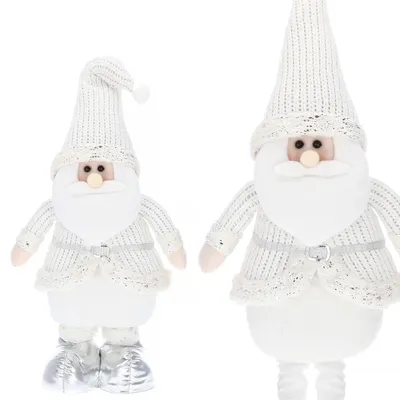 Zdjęcie produktu dla Figurka dekoracyjna SPRINGOS Father Christmas Nogi teleskopowe 62-90 cm Regulowana wysokość Boże Narodzenie