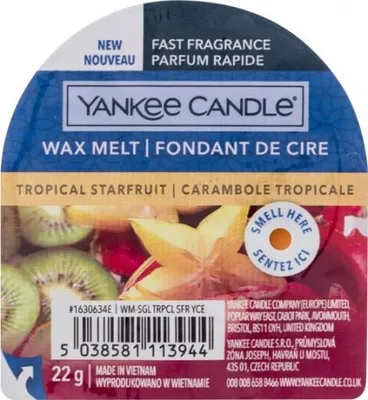 Image de Yankee Candle Cire parfumée Tropical Starflower, 22g