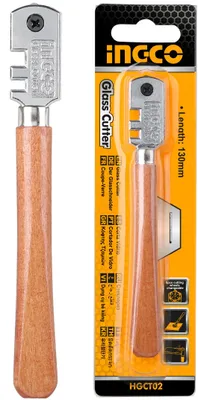 Obrázok produktu pre Rezák na sklo - rezačka skla so 6 čepeľami 130mm Ingco