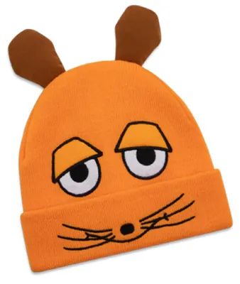 Koaa Kinderstrickmütze - Die Maus in orange