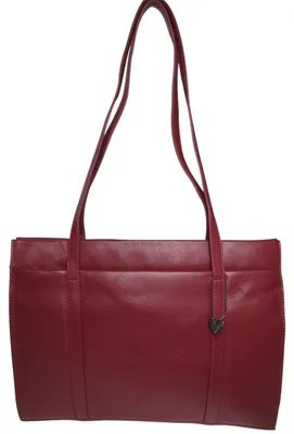 Produktbild von Josephine Osthoff Damen Handtasche Legat, Shopper aus 100% Echleder, handgemacht mit Laptopfach bis 13 Zoll, Henkeltasche mit Schultergurt, für Arbeit, Uni, Einkauf, mit Reißverschluss