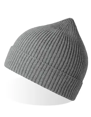Produktbild von Atlantis ANDB | Andy Beanie es recyceltes Polyester Wintermütze - Farbe: Light Grey Melange - Größe: One Size