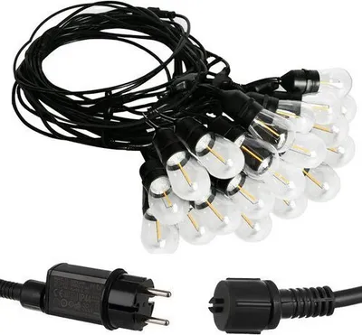 Image de Guirlande de jardin suspendue 10m 24V IP44