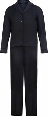 Produktbild von Towel City - Schlafanzug für Damen, Supersoft RW11070 (S) (Schwarz)
