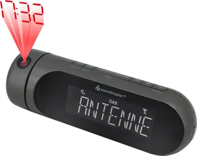 Image de Soundmaster UR6700AN Réveil par projection  DAB+ Radio-réveil avec port USB