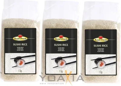 Produktbild von 3er Pack ROYAL ORIENT Sushi Reis (3x 1kg) | Sushireis | Sushi Rice