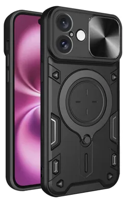 Zdjęcie produktu dla Techsuit CamGuard Pro etui na iPhone 16 Plus – czarne