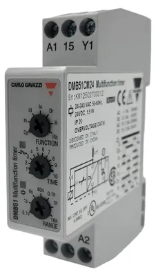 Obrázok produktu pre DMB51CM24: Modulárny, multifunkčný časovač s 7 funkciami a 7 časovými rozsahami