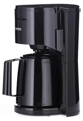 Produktbild von Severin KA 9306, Filterkaffeemaschine, 1 l, Gemahlener Kaffee, 1000 W, Schwarz