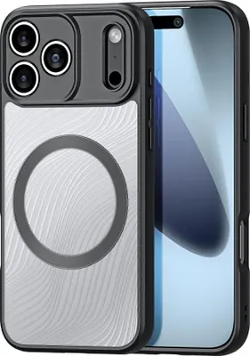 Produktbild von DUX DUCIS AIMO MAG Handyhülle kompatibel mit MagSafe passend für IPHONE 17 PRO MAX schwarz