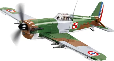 Produktbild von COBI 5724  Konstruktionsspielzeug Flugzeug Kampfjet Jet Morane-Saulnier MS.406 Bausteine 317 hochwertige Blöcke + Mauspad von Juminox