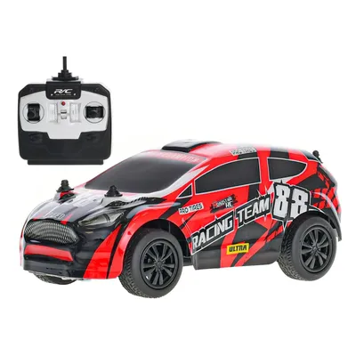 Produktbild von RC Rallye Car schwarz/rot 1:28 27 MHz